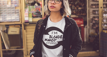 I'm Blonde Knot Stupid