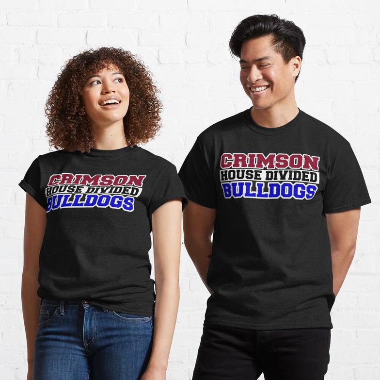 Crimson House Divided Bulldogs Classic T-Shirt