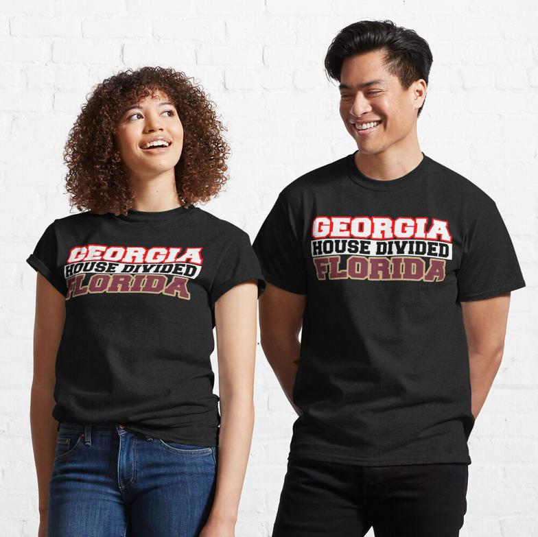 Georgia House Divided Florida Classic T-Shirt